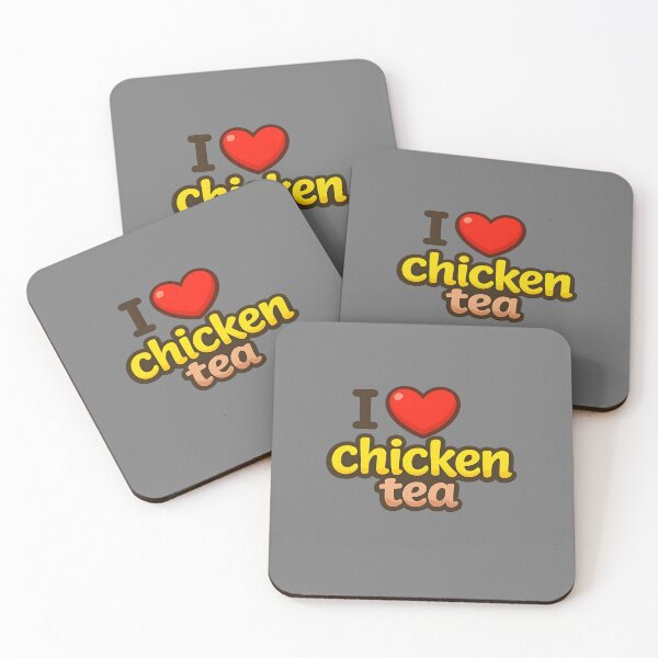 Item preview, I ❤️ Chicken Tea – Funny Quote Design designed and sold by FilBlue.