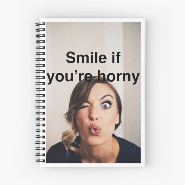 Item preview, Smile If You're Horny | Cheeky Funny Shirt designed and sold by FatCatStudios.