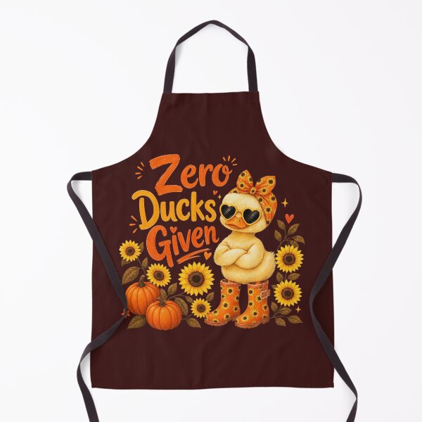 Item preview, Zero Ducks Given - Sassy Autumn Duck designed and sold by anabellstar design co.
