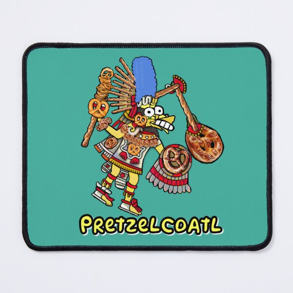 Item preview, Aztec God of Pretzels a proper salty deity designed and sold by reallypathetic.