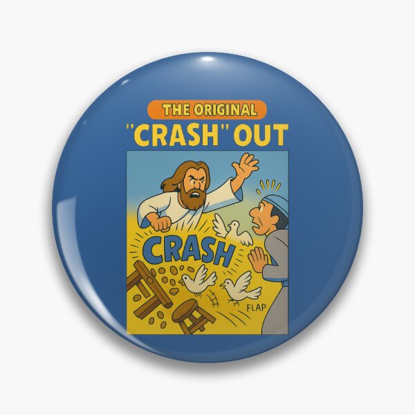 Item preview, The Original Crash Out -  Matthew 21 Cartoon designed and sold by ICANTWithoutCOFFEE.