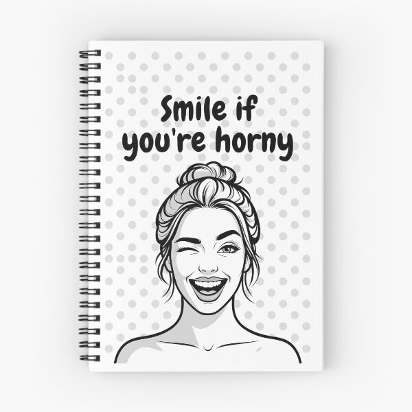 Item preview, Smile If You're Horny | Cheeky Funny Shirt designed and sold by FatCatStudios.