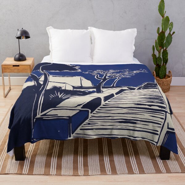 Item preview, Chichén Itzá - Blue Abstract Art designed and sold by shadow-bloom.