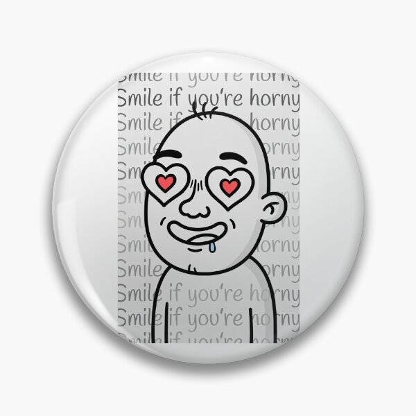 Item preview, Smile If You're Horny | Cheeky Funny Shirt designed and sold by FatCatStudios.