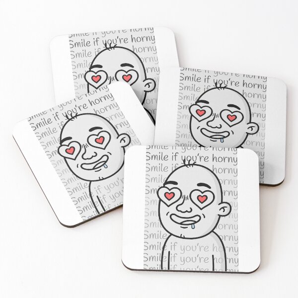 Item preview, Smile If You're Horny | Cheeky Funny Shirt designed and sold by FatCatStudios.