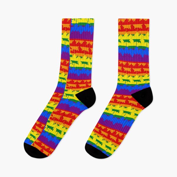 Item preview, Rainbow Maple Leaf Pride Flag designed and sold by JammerSammer.