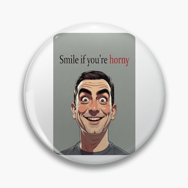 Item preview, Smile If You're Horny | Cheeky Funny Shirt designed and sold by FatCatStudios.