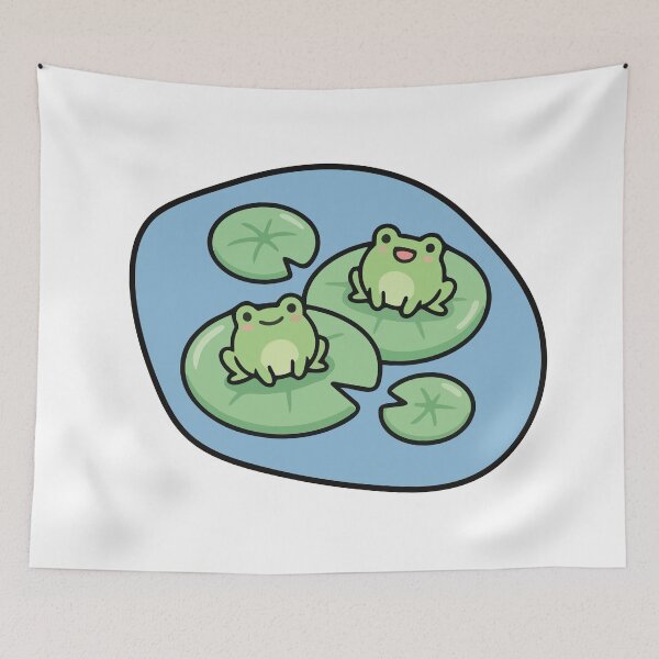 Item preview, Frogs On Lily pads designed and sold by AESTHETISCAPES.