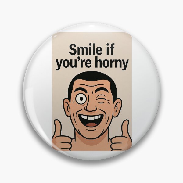 Item preview, Smile If You're Horny | Cheeky Funny Shirt designed and sold by FatCatStudios.
