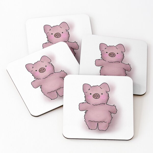 Item preview, Fluffy pig designed and sold by IslaParkArt.