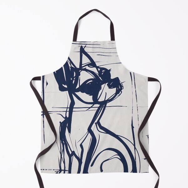 Item preview, Chihuahua - Blue Abstract Art designed and sold by shadow-bloom.