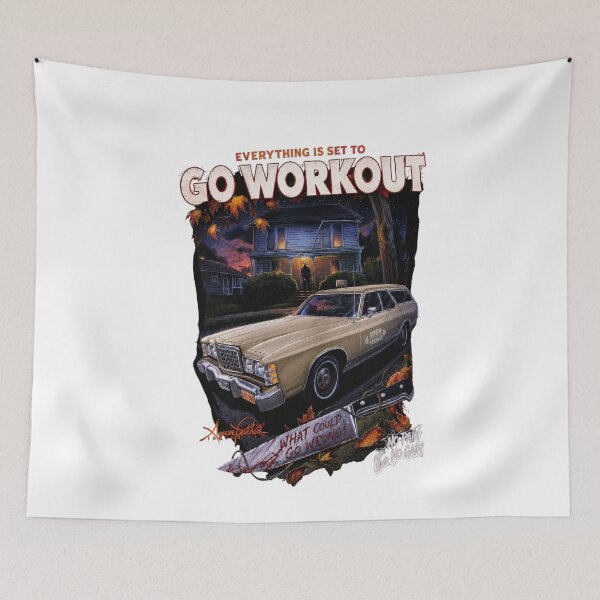 Item preview, Everything Is Set To Go Workout Funny Horror Gym T-Shirt designed and sold by Digistore1221.