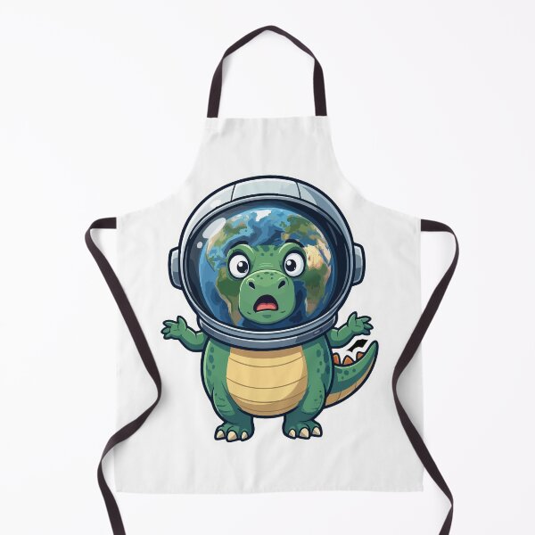 Item preview, Cute Space Dinosaur Astronaut with Planet Earth Helmet - Dino Art designed and sold by liudiam.