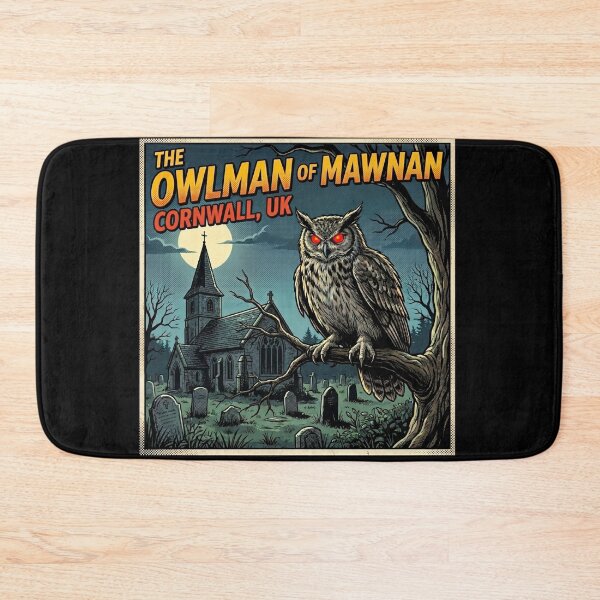Item preview, The Owlman of Mawnan Cornwall Cryptid | Horror Comic Design designed and sold by redsharkuk.