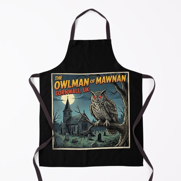 Item preview, The Owlman of Mawnan Cornwall Cryptid | Horror Comic Design designed and sold by redsharkuk.