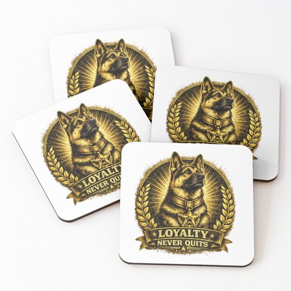 Item preview, German Shepherd Medal of Honor - Loyalty Never Quits designed and sold by BYMK.