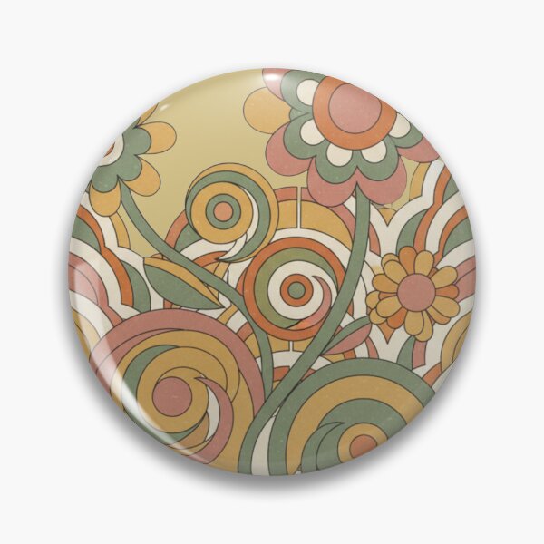 Item preview, Vintage Rooted In Nature Floral Design | Retro 70s Flower Aesthetic designed and sold by ByMorad.