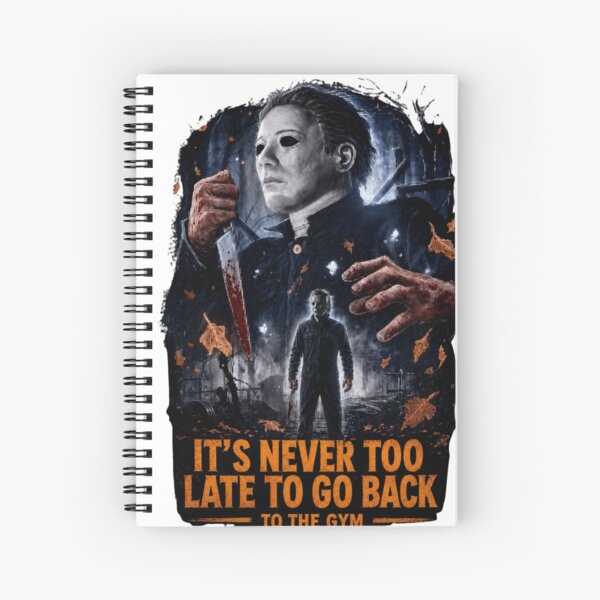 Item preview, Never Too Late To Go Back To The Gym Funny Horror Fitness T-Shirt designed and sold by Digistore1221.