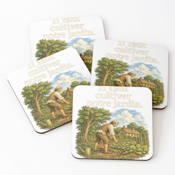 Item preview, Candide - Il faut cultiver notre jardin designed and sold by Past in Threads.
