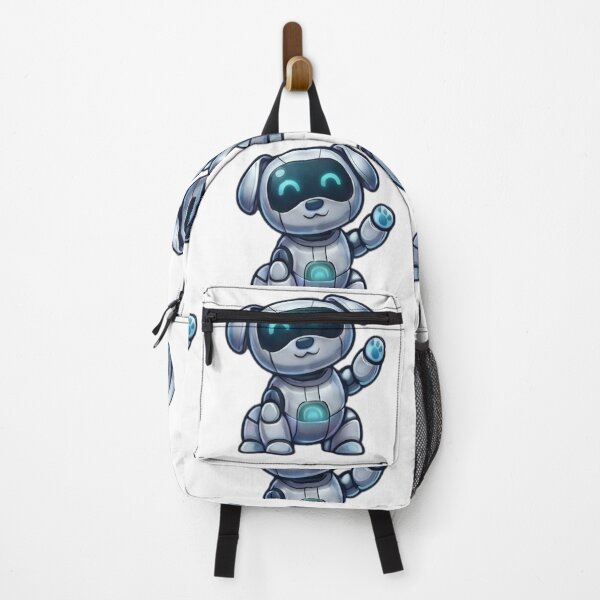 Item preview, Cute Robot Puppy Waving designed and sold by DailyDoodlesBySumbul.