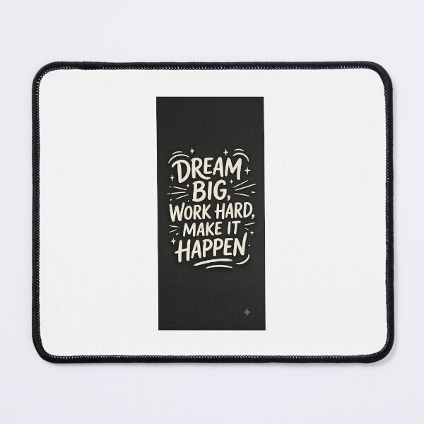 Item preview, Dream Big Work Hard Make It Happen Typography designed and sold by Eli brand.