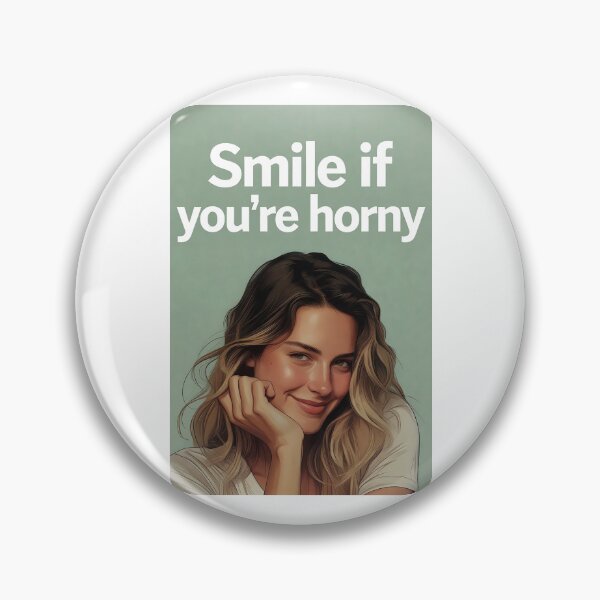 Item preview, Smile If You're Horny | Cheeky Funny Shirt designed and sold by FatCatStudios.