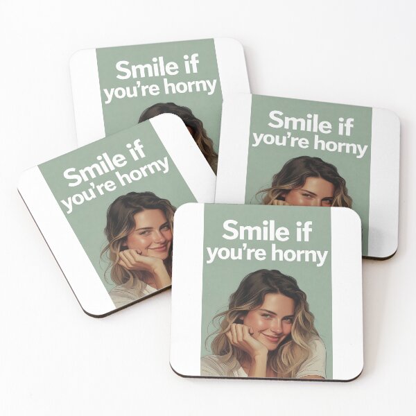 Item preview, Smile If You're Horny | Cheeky Funny Shirt designed and sold by FatCatStudios.