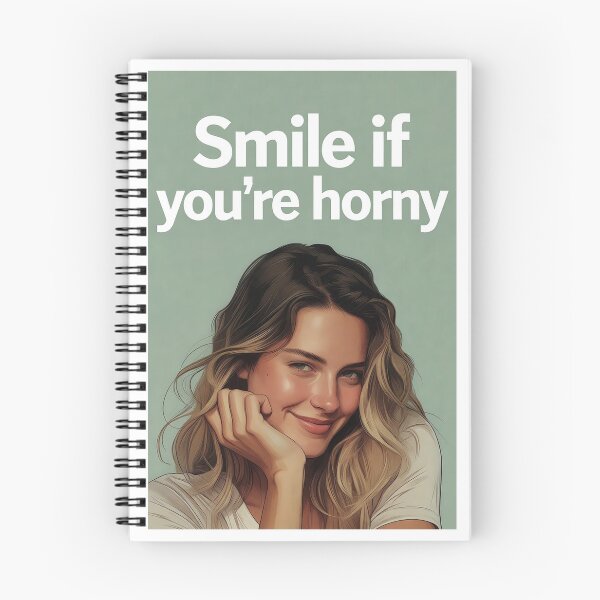 Item preview, Smile If You're Horny | Cheeky Funny Shirt designed and sold by FatCatStudios.