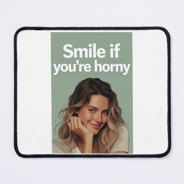 Item preview, Smile If You're Horny | Cheeky Funny Shirt designed and sold by FatCatStudios.