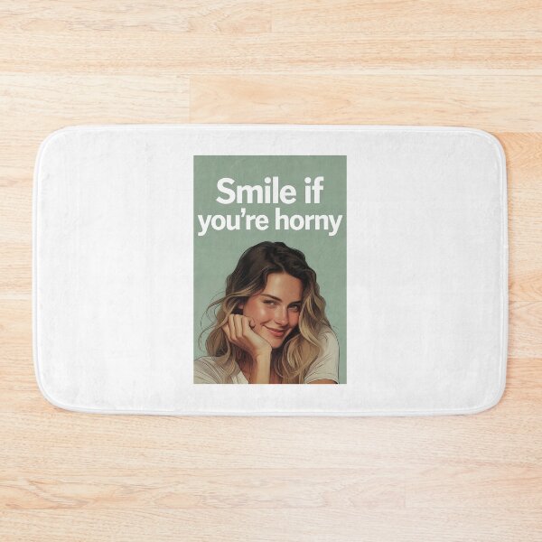 Item preview, Smile If You're Horny | Cheeky Funny Shirt designed and sold by FatCatStudios.