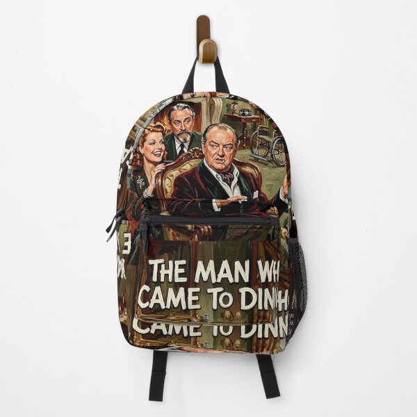 Item preview, The Man Who Came to Dinner Retro Hollywood Golden Age Comedy Tribute Art Movie Poster designed and sold by Art's Diner.