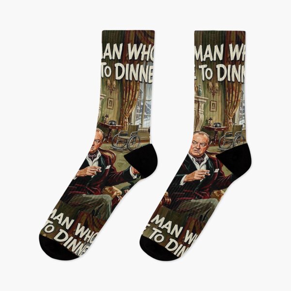 Item preview, The Man Who Came to Dinner Retro Hollywood Golden Age Comedy Tribute Art Movie Poster designed and sold by Art's Diner.