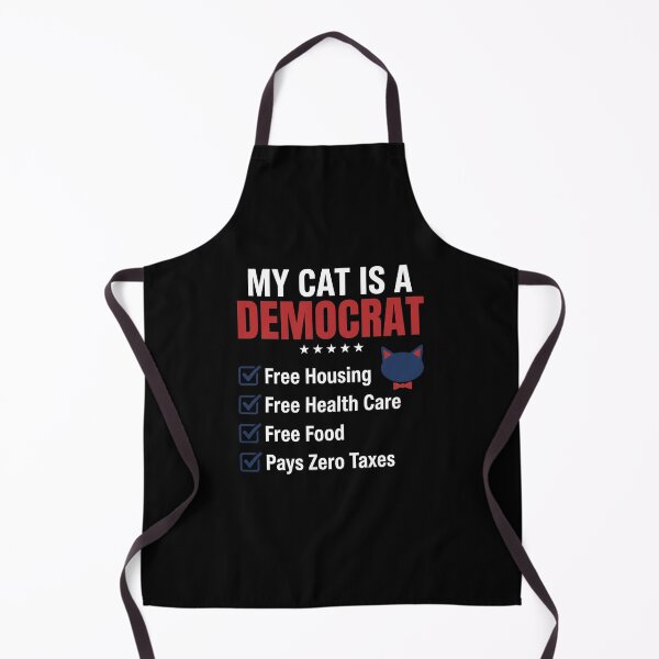 Item preview, My Cat Is A Democrat Political Humor Liberal Cat Owner designed and sold by SofenArt.