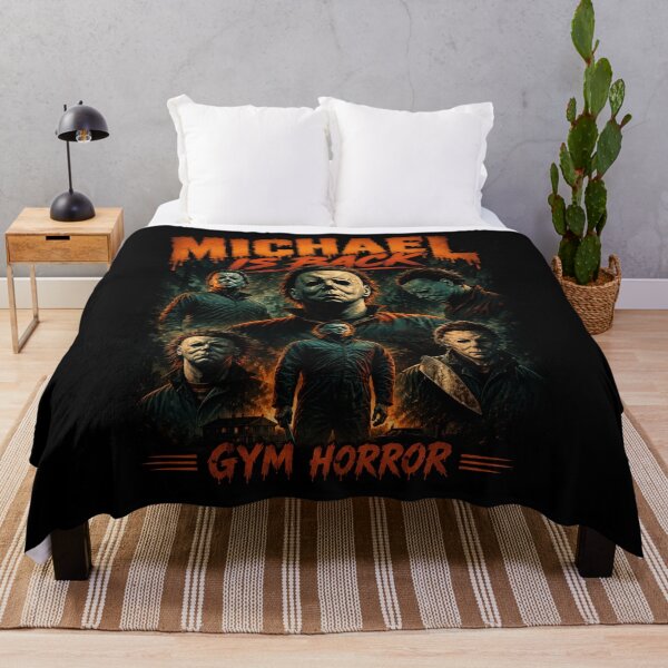 Item preview, Michael Is Back Gym Horror Funny Halloween Motivational T-Shirt designed and sold by Digistore1221.
