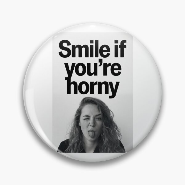 Item preview, Smile If You're Horny | Cheeky Funny Shirt designed and sold by FatCatStudios.