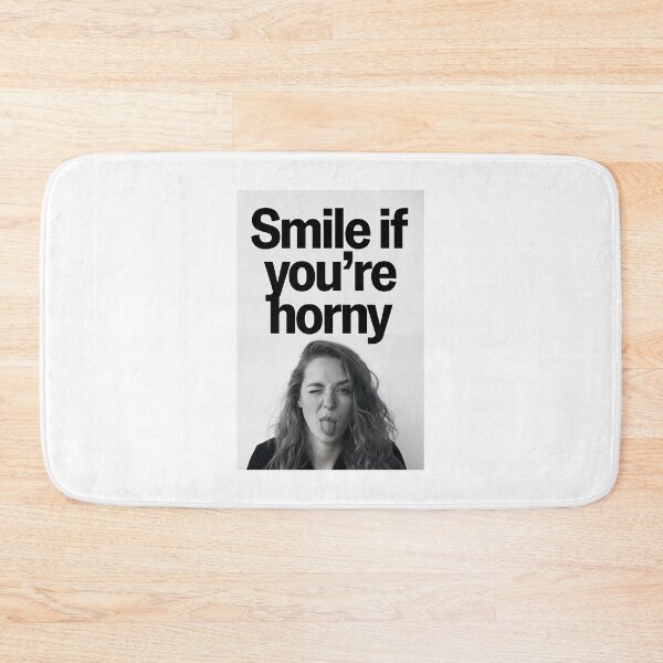 Item preview, Smile If You're Horny | Cheeky Funny Shirt designed and sold by FatCatStudios.