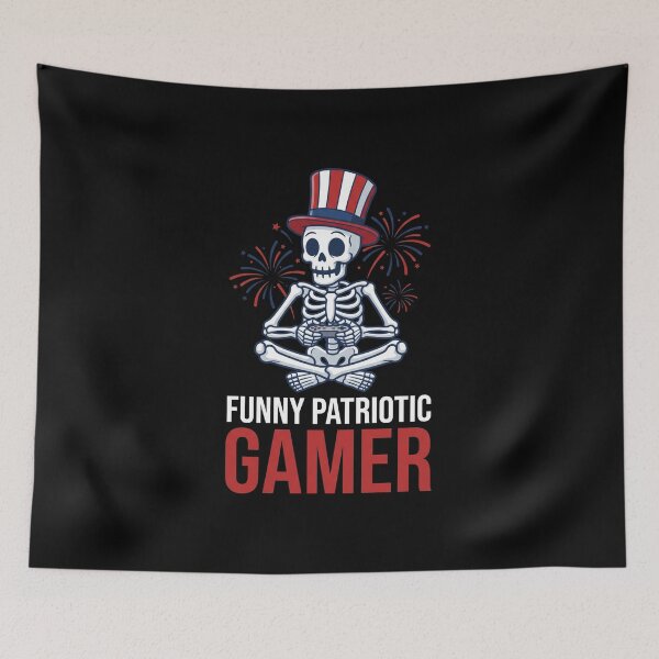 Item preview, Funny Patriotic Gamer American Holiday Gaming Enthusiast designed and sold by SofenArt.