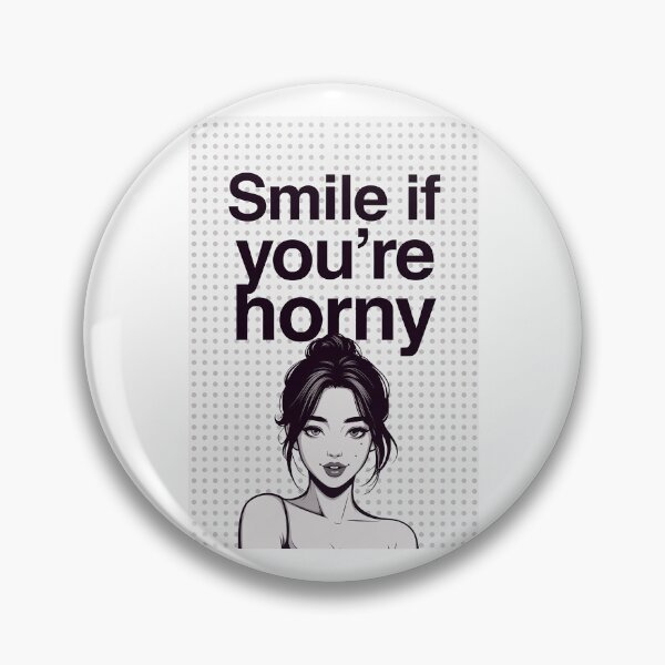 Item preview, Smile If You're Horny | Cheeky Funny Shirt designed and sold by FatCatStudios.