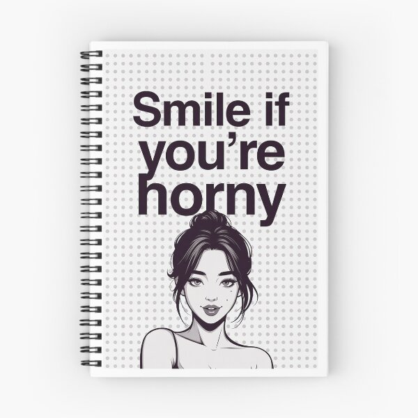 Item preview, Smile If You're Horny | Cheeky Funny Shirt designed and sold by FatCatStudios.