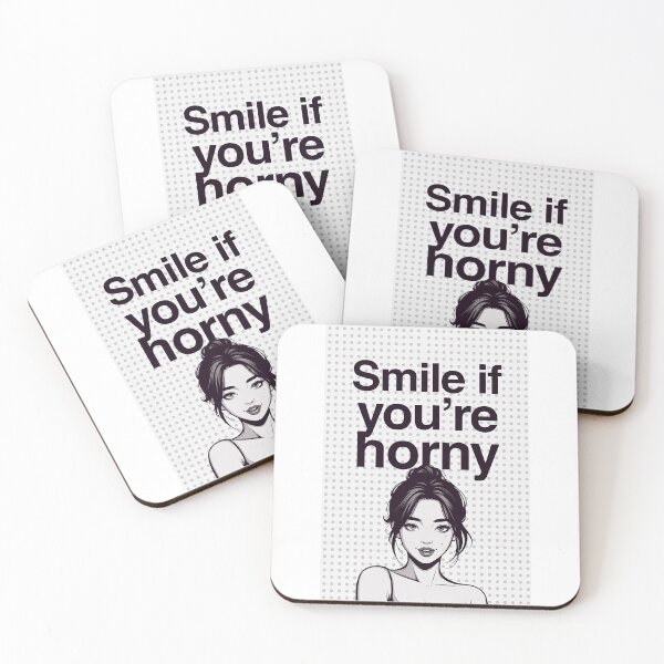 Item preview, Smile If You're Horny | Cheeky Funny Shirt designed and sold by FatCatStudios.