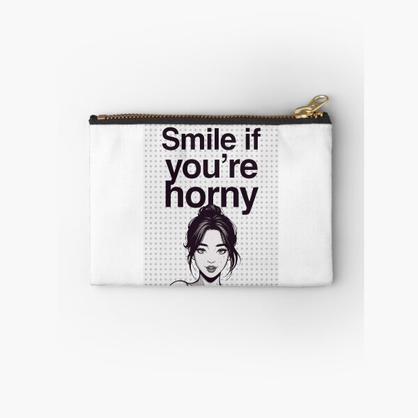 Item preview, Smile If You're Horny | Cheeky Funny Shirt designed and sold by FatCatStudios.