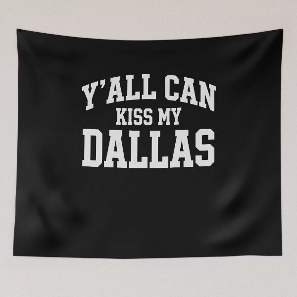 Item preview, Y'All Can Kiss My Dallas Texas Pride Fan designed and sold by SofenArt.