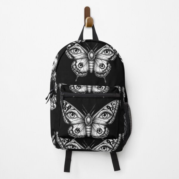 Item preview, Surreal Mystical Moth with Eyes Dark Art Lineart designed and sold by KCasual.