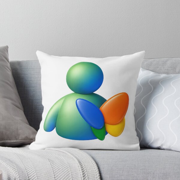 Item preview, MSN Messenger Logo Y2K Retro Internet Aesthetic 2000s Nostalgia Tech designed and sold by TrxshWear.