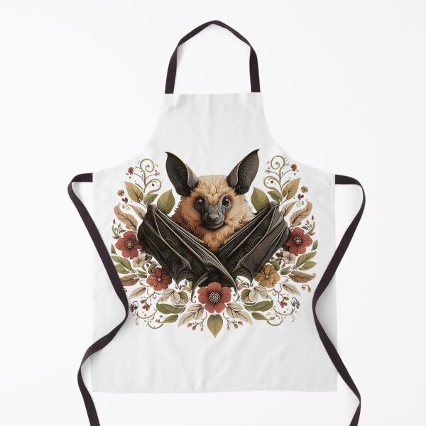 Item preview, Floral Wreath Bat designed and sold by Wildwood-Charm.