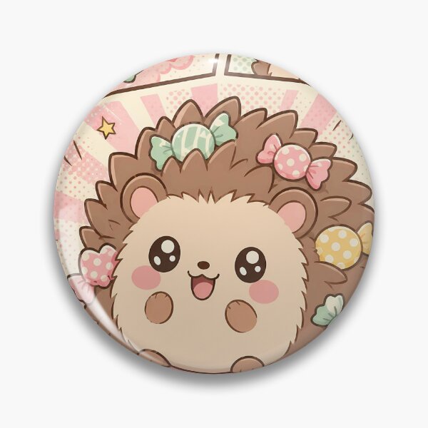 Item preview, Kawaii Hedgehog Wrapped Candy Pop Panels designed and sold by Gift Phrase Studio.