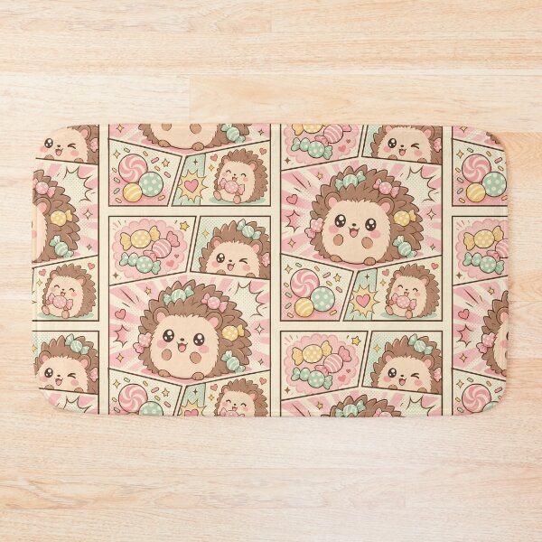Item preview, Kawaii Hedgehog Wrapped Candy Pop Panels designed and sold by Gift Phrase Studio.