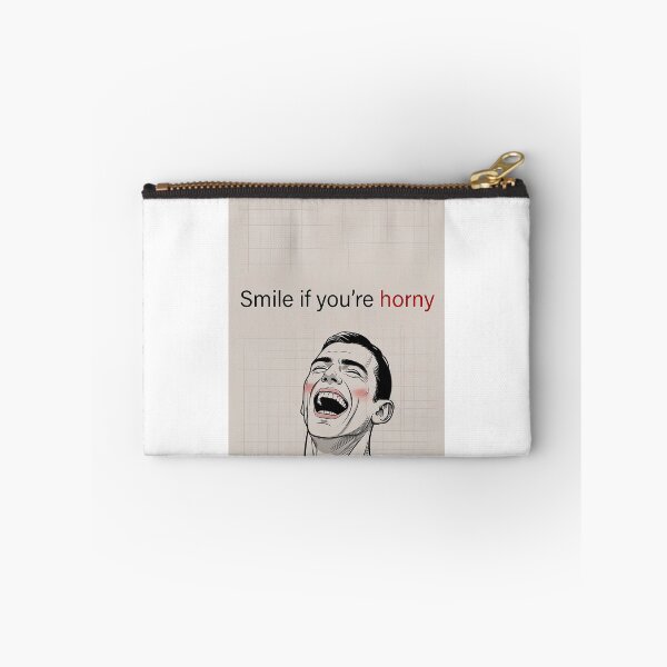 Item preview, Smile If You're Horny | Cheeky Funny Shirt designed and sold by FatCatStudios.