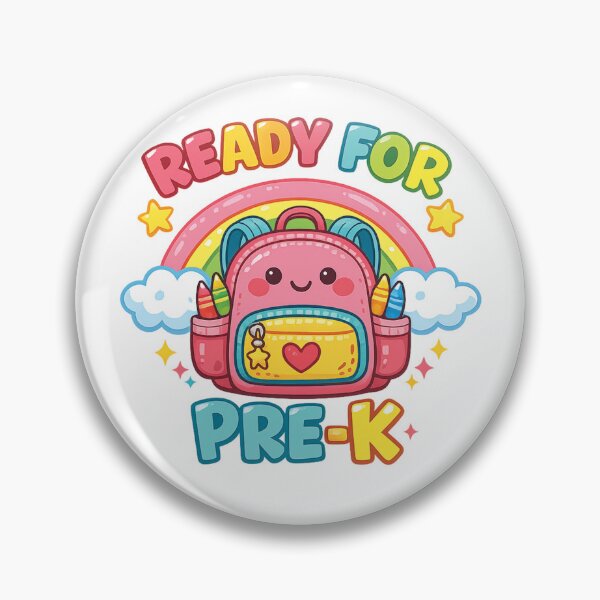 Item preview, Ready For Pre-K Cute Backpack Rainbow Back to School Design designed and sold by mansourhamid.