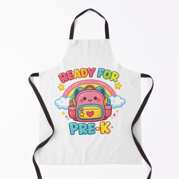 Item preview, Ready For Pre-K Cute Backpack Rainbow Back to School Design designed and sold by mansourhamid.